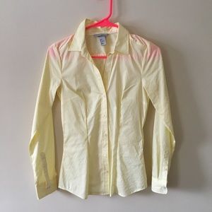 H&M Yellow button down